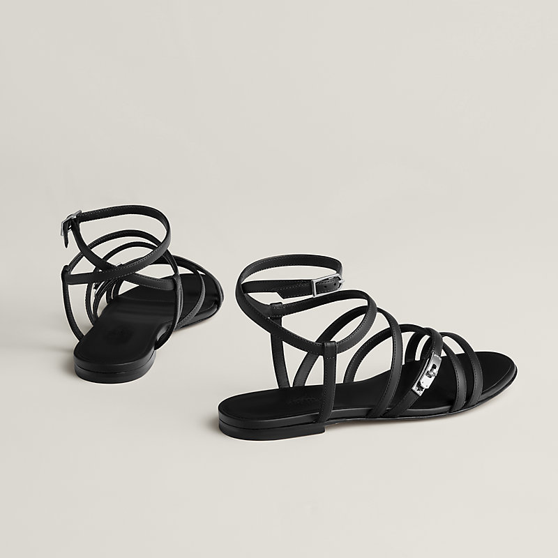 【繊細なデザイン】HERMES ケリーバックル Lullaby サンダル Lullaby sandal | Hermès USA